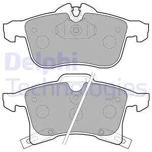 Brake Pad Set, disc brake (LP1861)