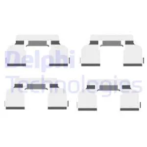 Accessory Kit, disc brake pad (LX0410)