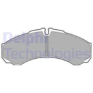 Brake Pad Set, disc brake (LP1616)