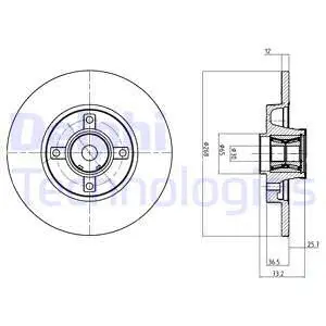 Brake Disc (BG9053RS)