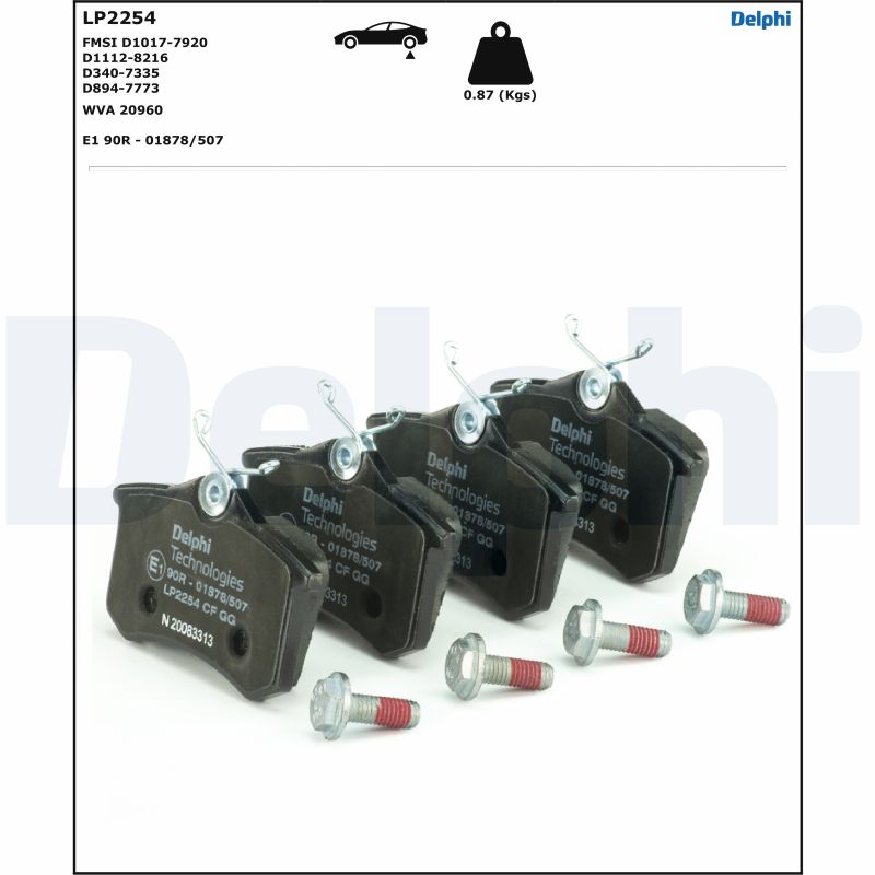 Brake Pad Set, disc brake