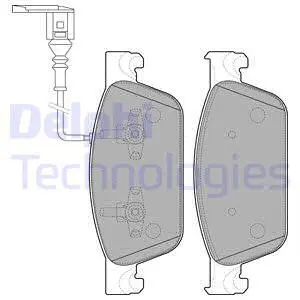 Brake Pad Set, disc brake (LP2199)