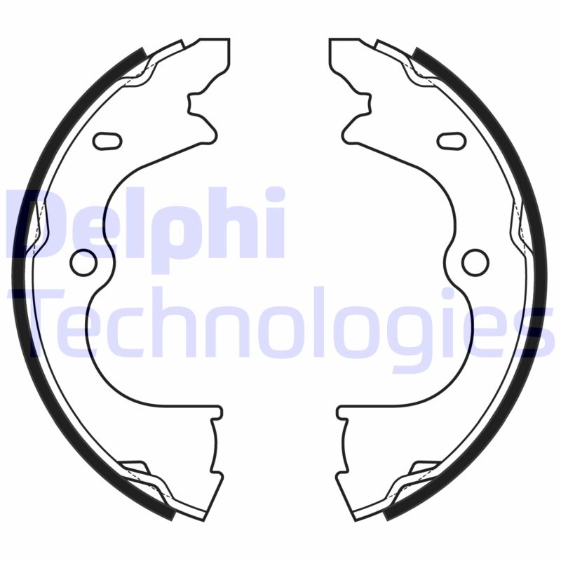 Brake Shoe Set, parking brake (LS2173)
