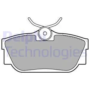 Brake Pad Set, disc brake (LP2019)