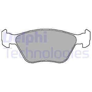 Brake Pad Set, disc brake (LP1602)