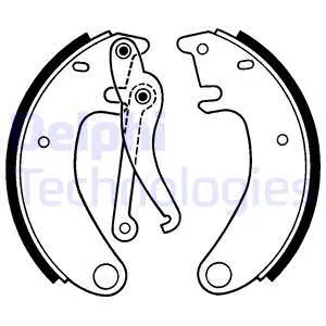 Brake Shoe Set (LS1158)