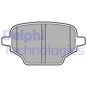 Brake Pad Set, disc brake (LP3580)