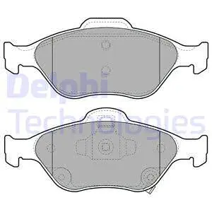 Brake Pad Set, disc brake (LP2005)
