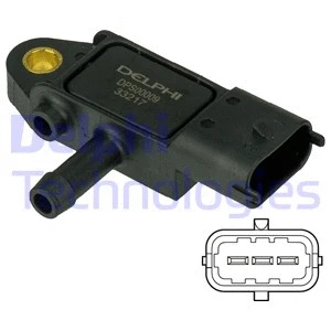 Sensor, exhaust pressure (DPS00009)