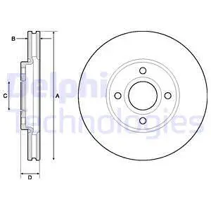 Brake Disc (BG4715C)