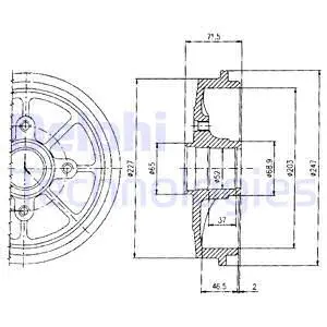 Brake Drum (BF392)