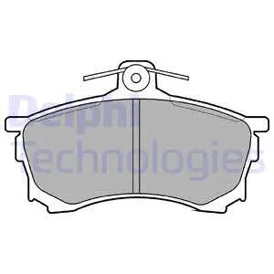 Brake Pad Set, disc brake (LP992)