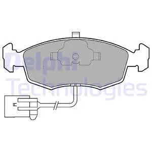 Brake Pad Set, disc brake (LP794)