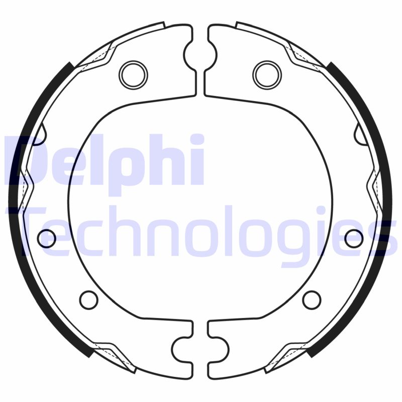 Brake Shoe Set, parking brake (LS2172)
