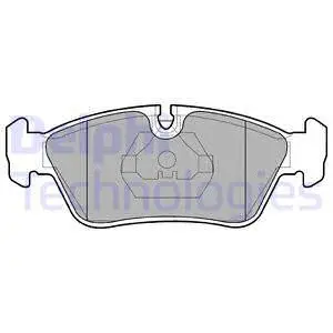 Brake Pad Set, disc brake (LP710)