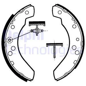 Brake Shoe Set (LS1311)
