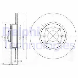 Brake Disc (BG4155)