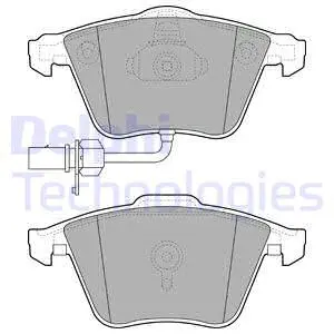 Brake Pad Set, disc brake (LP2032)