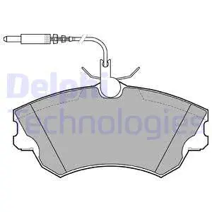 Brake Pad Set, disc brake (LP1614)