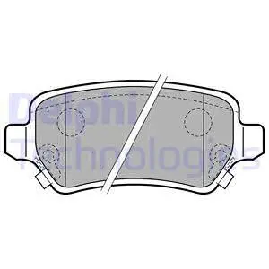 Brake Pad Set, disc brake (LP1717)
