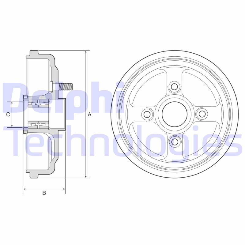 Brake Drum (BFR567)