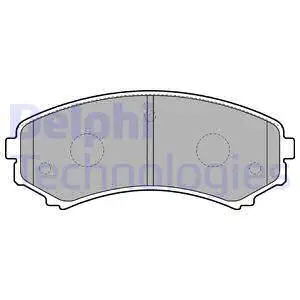 Brake Pad Set, disc brake (LP1909)