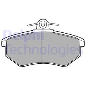 Brake Pad Set, disc brake (LP424)