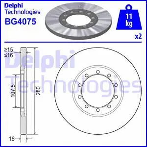 Brake Disc (BG4075)