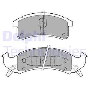 Brake Pad Set, disc brake (LP897)