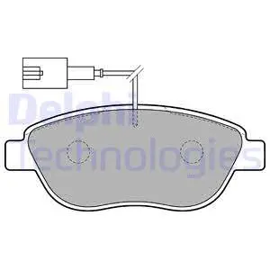 Brake Pad Set, disc brake (LP1721)
