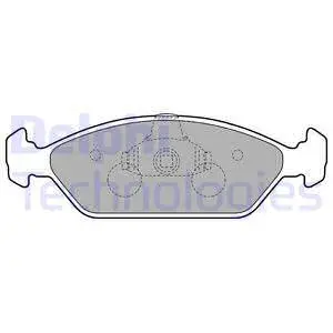 Brake Pad Set, disc brake (LP1805)
