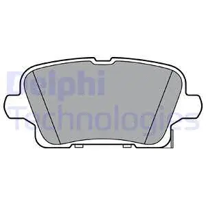 Brake Pad Set, disc brake (LP3373)