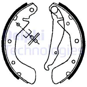 Brake Shoe Set (LS1622)