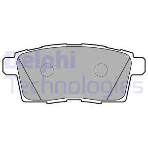 Brake Pad Set, disc brake (LP2052)