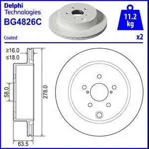 Brake Disc (BG4826C)