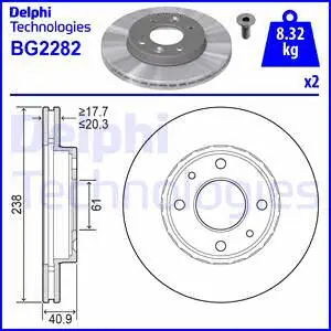 Brake Disc (BG2282)