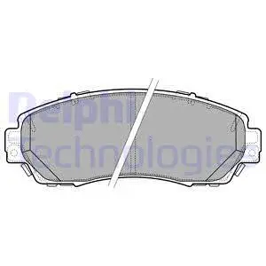 Brake Pad Set, disc brake (LP2710)