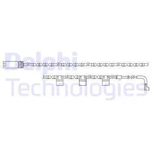 Warning Contact, brake pad wear (LZ0234)