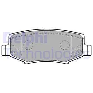 Brake Pad Set, disc brake (LP2172)