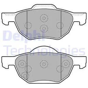Brake Pad Set, disc brake (LP1862)