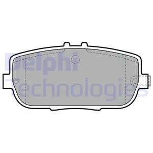 Brake Pad Set, disc brake (LP2027)