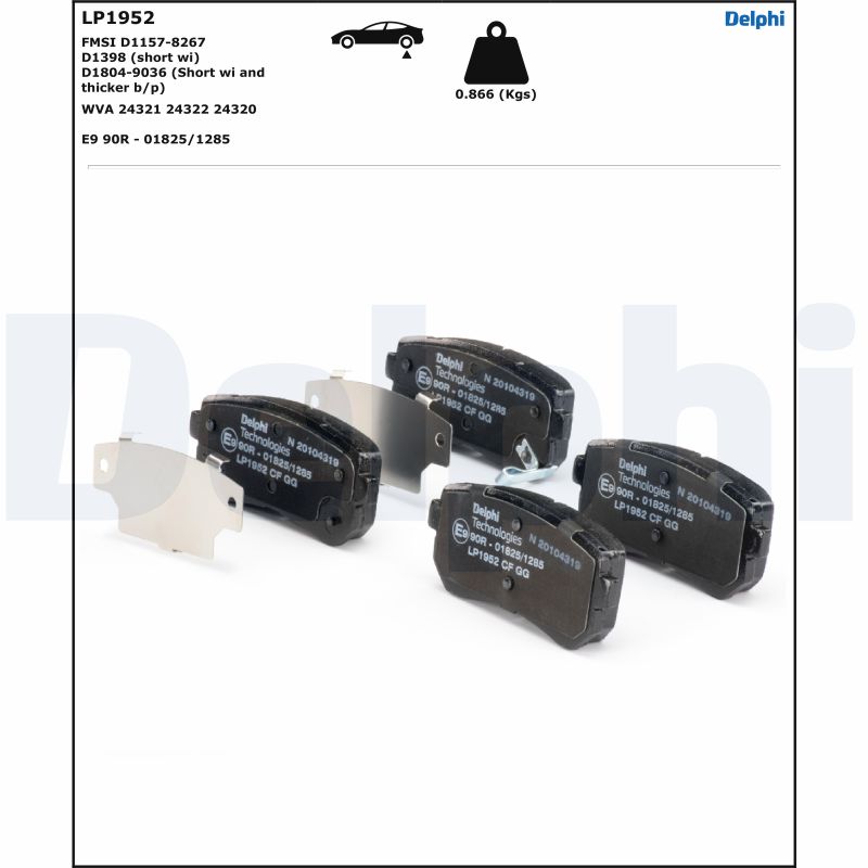 Brake Pad Set, disc brake