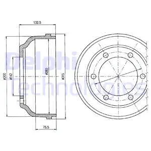 Brake Drum (BF317)
