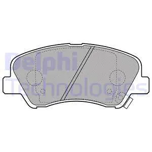 Brake Pad Set, disc brake (LP2497)
