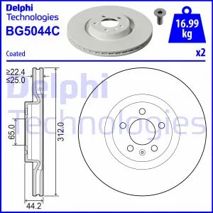 Brake Disc (BG5044C)