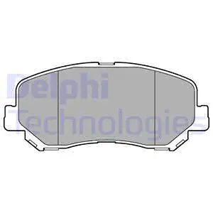 Brake Pad Set, disc brake (LP3269)