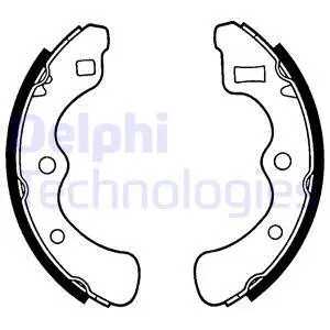 Brake Shoe Set (LS1351)