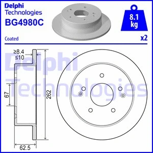 Brake Disc (BG4980C)