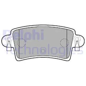 Brake Pad Set, disc brake (LP1747)