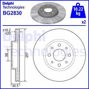 Brake Disc (BG2830)